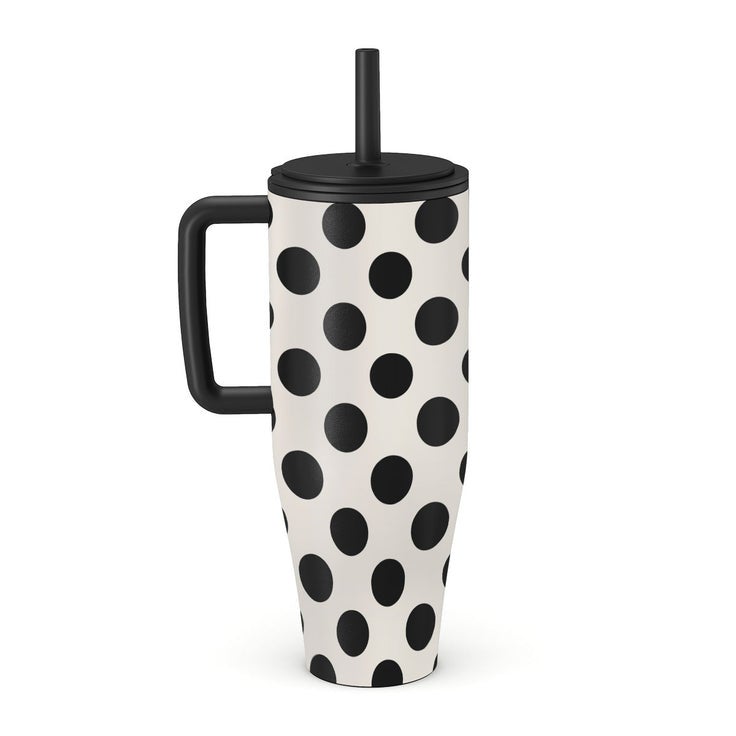 Burga 40oz (1.2L) Insulated Stainless Steel Tumbler with Handle & Leakproof Straw Lid – Double Wall Vacuum Travel Mug, Keeps Drinks Hot up to 12 Hours & Cold All Day, Cup Holder Friendly Reusable Bottle Spoiled - Image 1